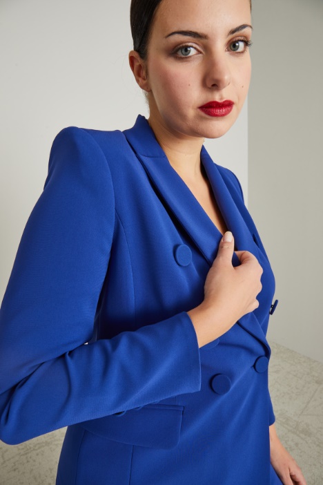 Blazer doppiopetto in cady