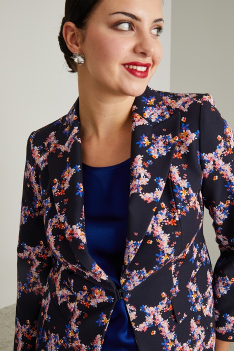 Blazer in faille a fantasia