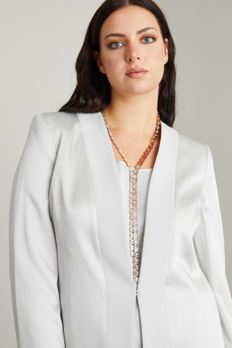 Giacca in envers satin