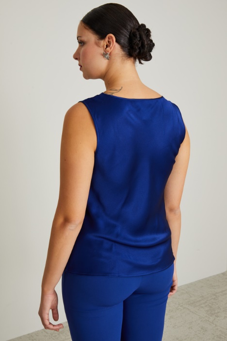 Top in raso con drappeggio Intrend - 2