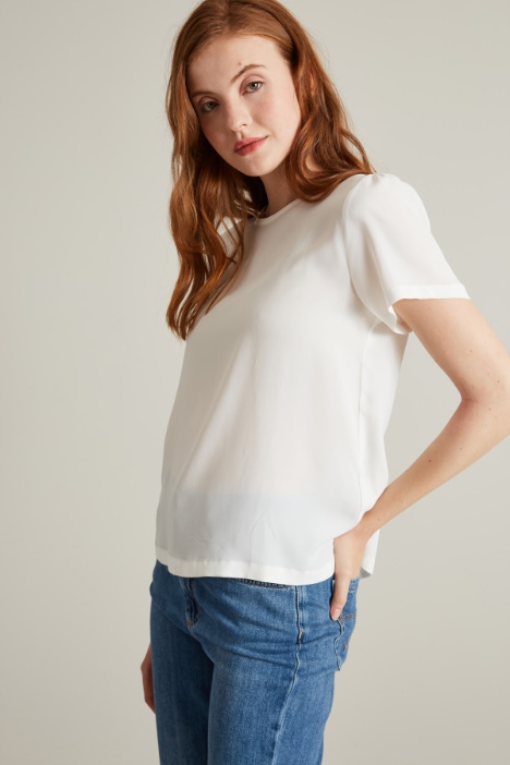 Crepe short sleeve top Intrend