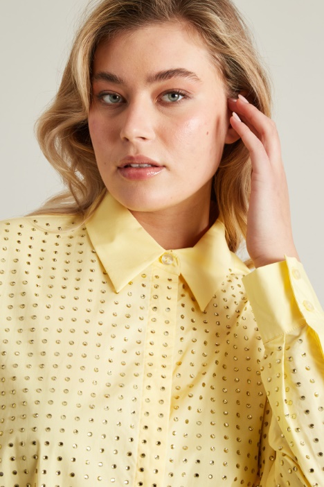 Camicia con strass