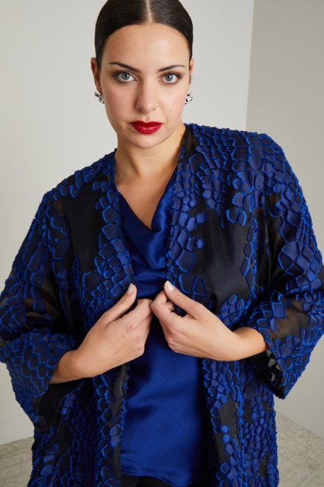 Spolverino in seta fil coupé