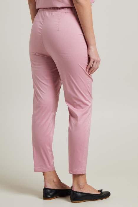 Cotton poplin trousers Intrend - 3