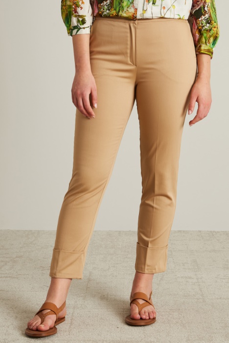 Pantaloni in raso di cotone