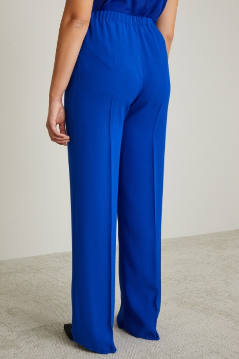 Pantaloni in enver satin