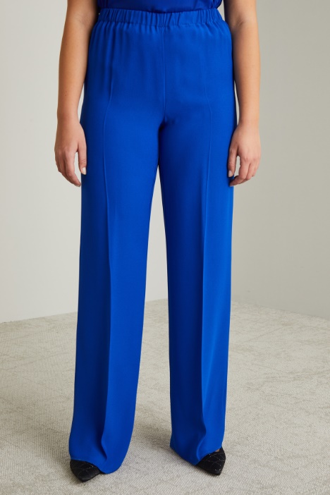 Pantaloni in enver satin