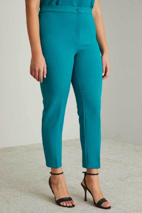 Pantaloni a sigaretta in cady