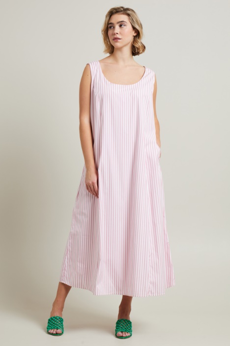 Abito lungo in cotone