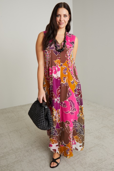 Abito in georgette di seta