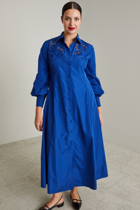 Abito chemisier ricamato