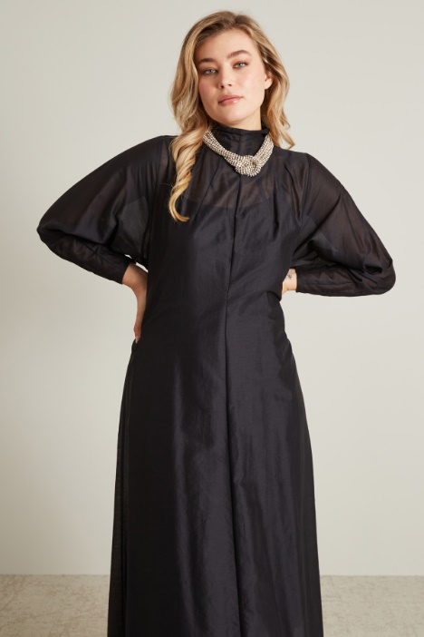 Abito in voile di cotone