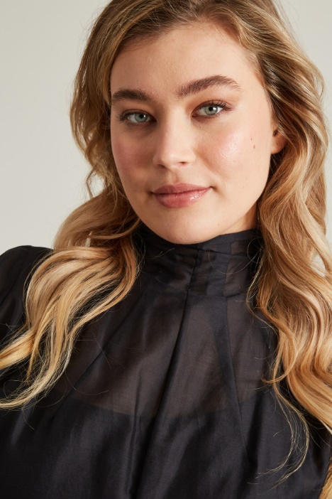 Abito in voile di cotone