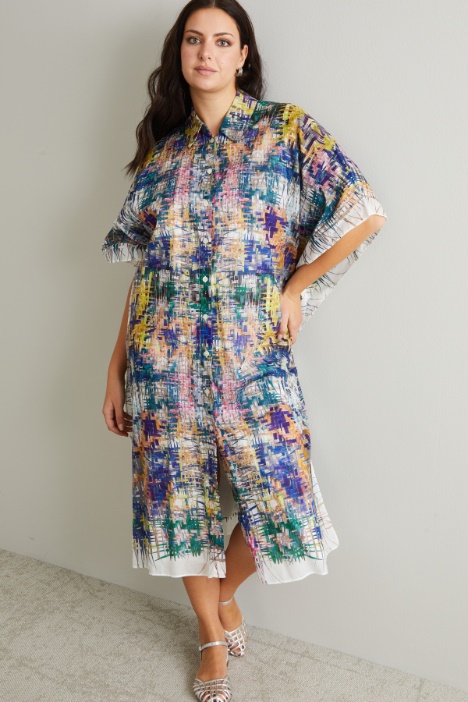 Abito in mussola stampata