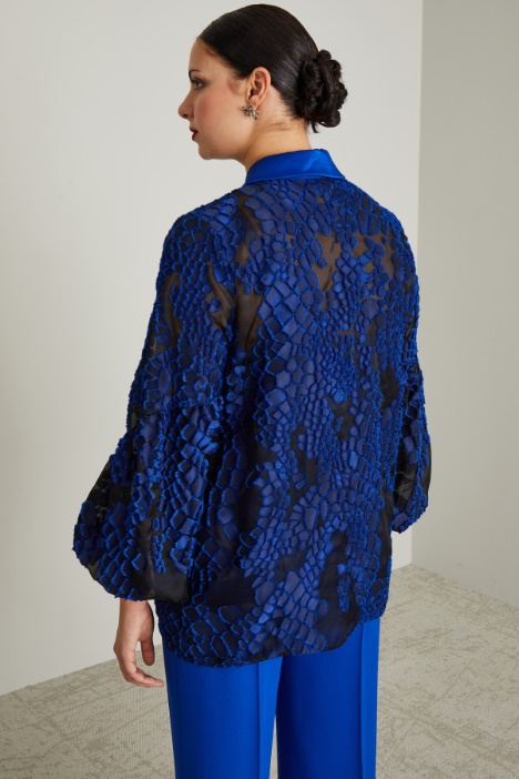 Casacca in fil coupé