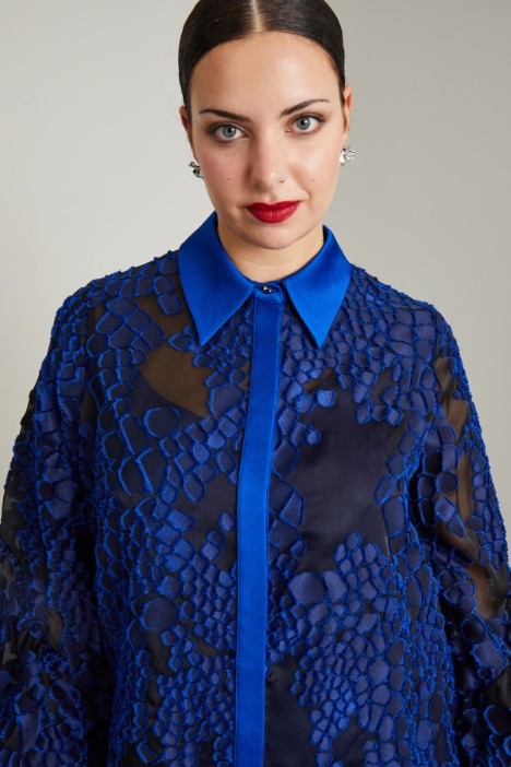 Casacca in fil coupé