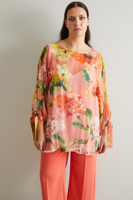 Blusa in georgette