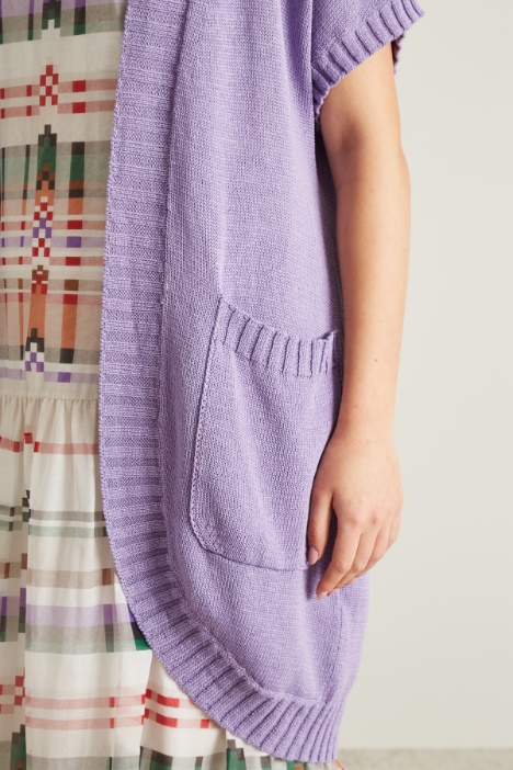 Cardigan maniche corte