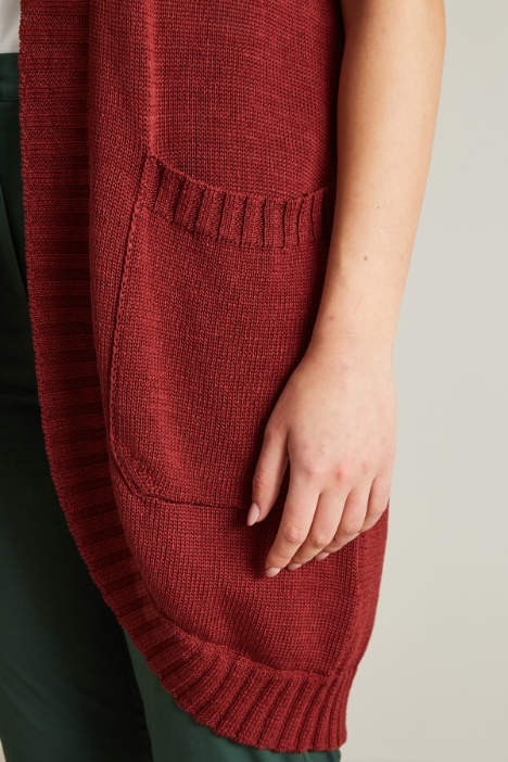 Cárdigan de manga corta