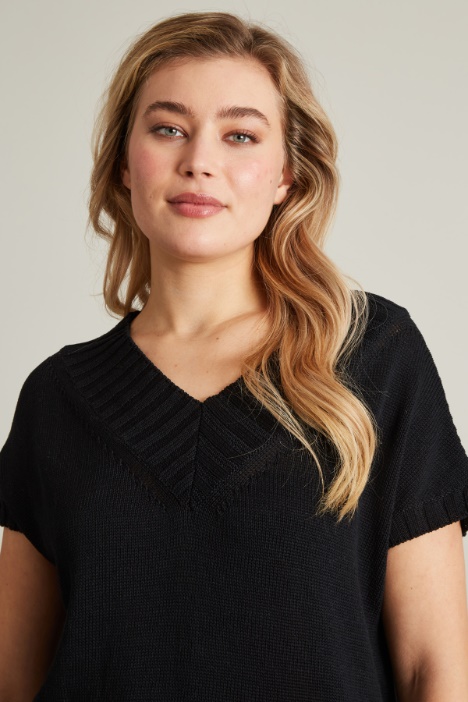 Jersey con escote en pico