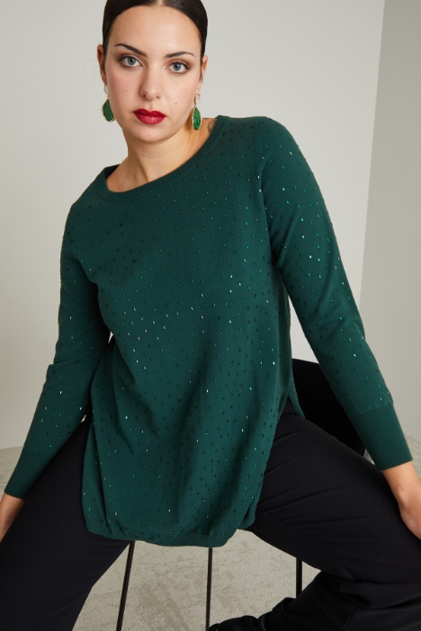 Maglia con strass
