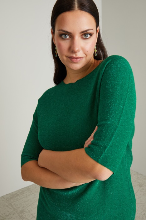 Maglia in viscosa lamè