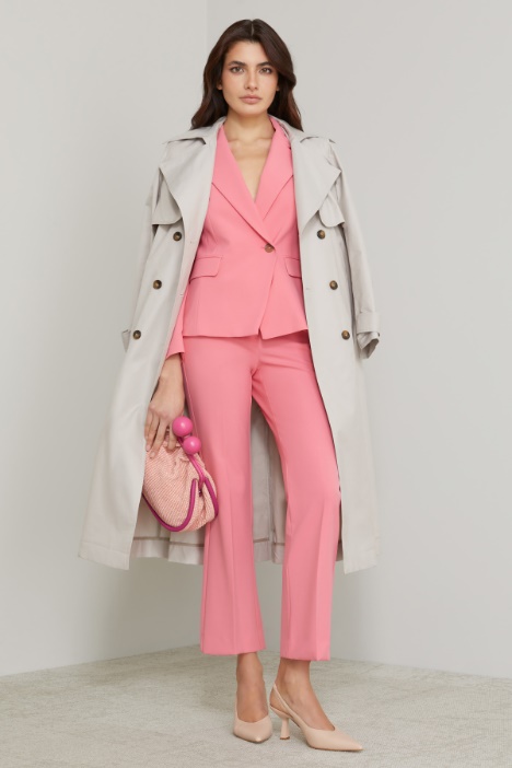 Trench lungo con cintura Intrend - 4