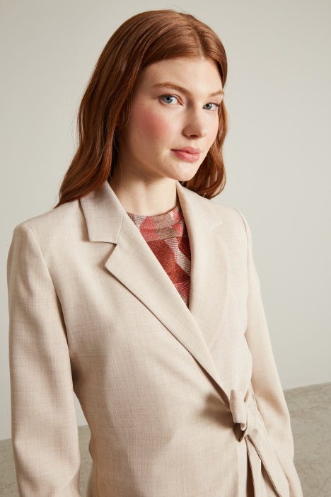 Blazer con nastro laterale