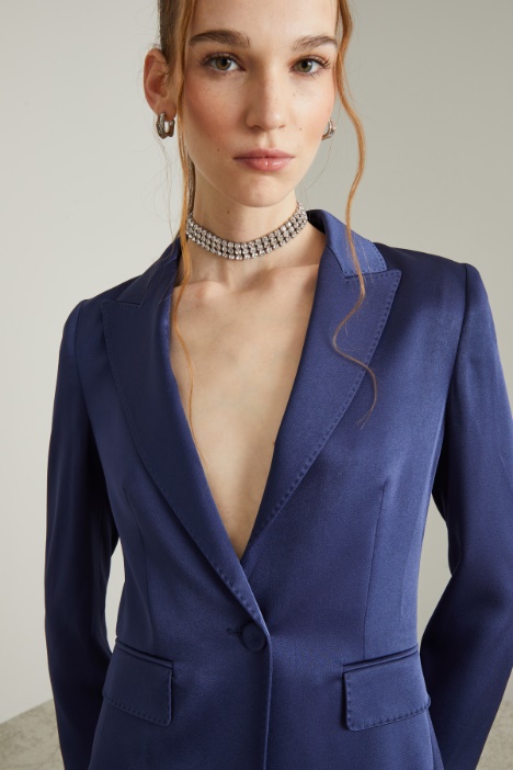 Blazer in satin