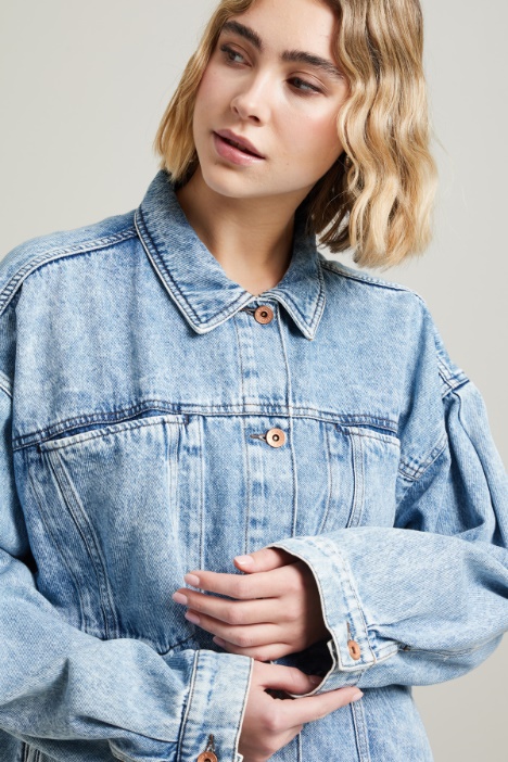 Giacca in denim di cotone