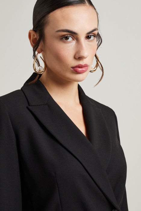 Blazer doppiopetto in gabardina