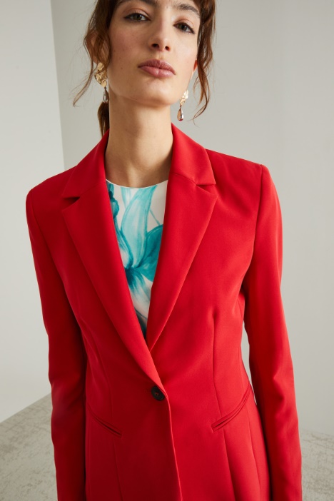Blazer strutturato monopetto