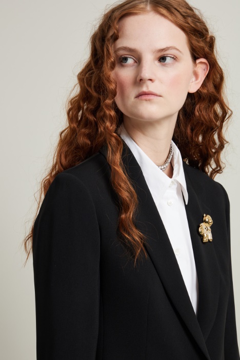 Blazer con bottone singolo