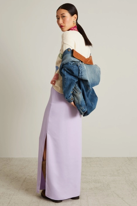 Long slit skirt - Intrend
