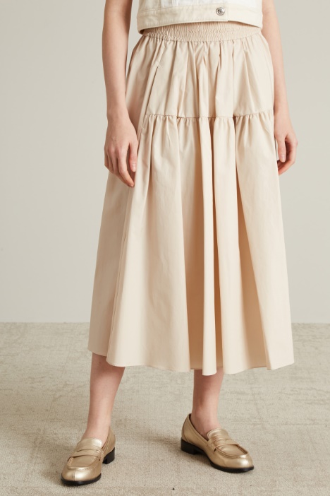 Gonna ampia in cotone