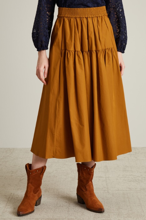 Gonna ampia in cotone