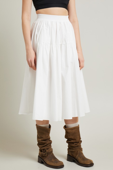 Gonna ampia in cotone