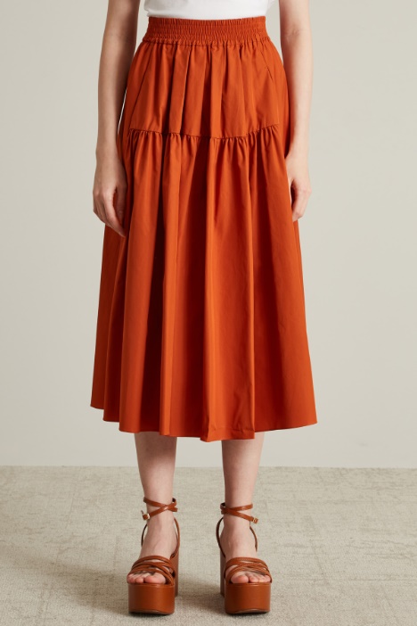 Gonna ampia in cotone