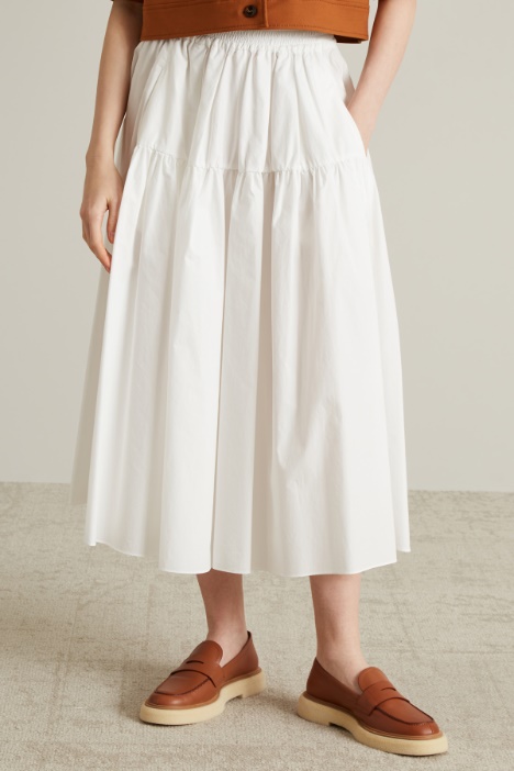 Gonna ampia in cotone