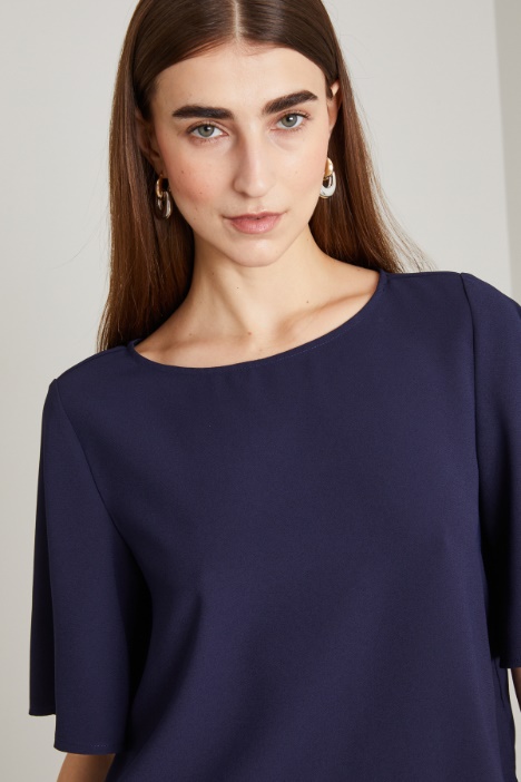 Blusa in enver satin