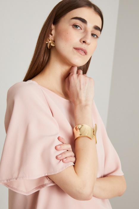 Blusa in enver satin