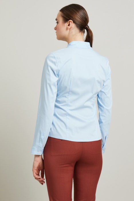 Camicia sfiancata in cotone