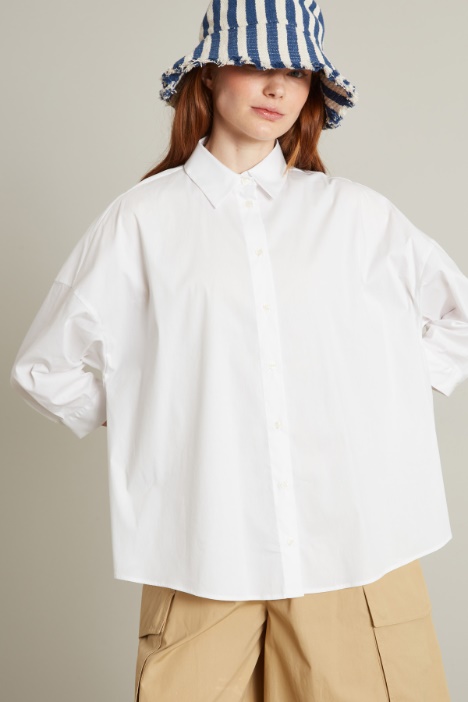 Camicia in popeline di cotone