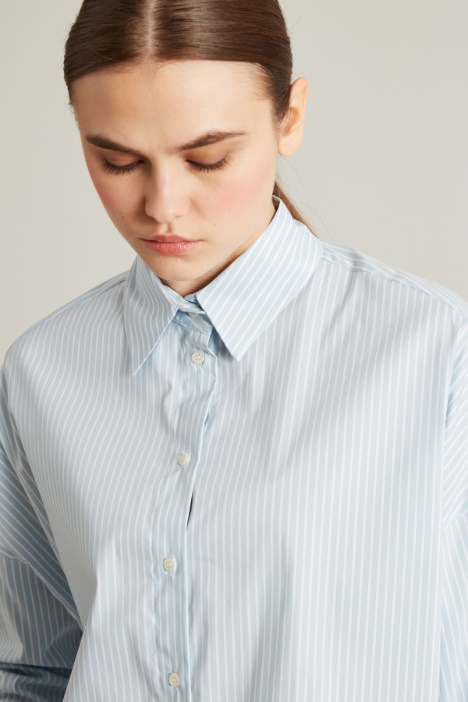 Camicia in popeline di cotone
