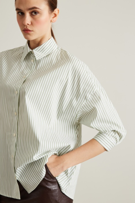 Camicia in popeline di cotone