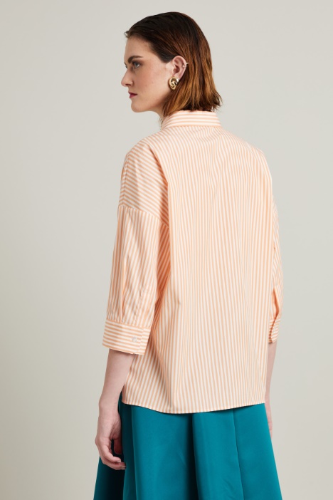Camicia morbida in popeline