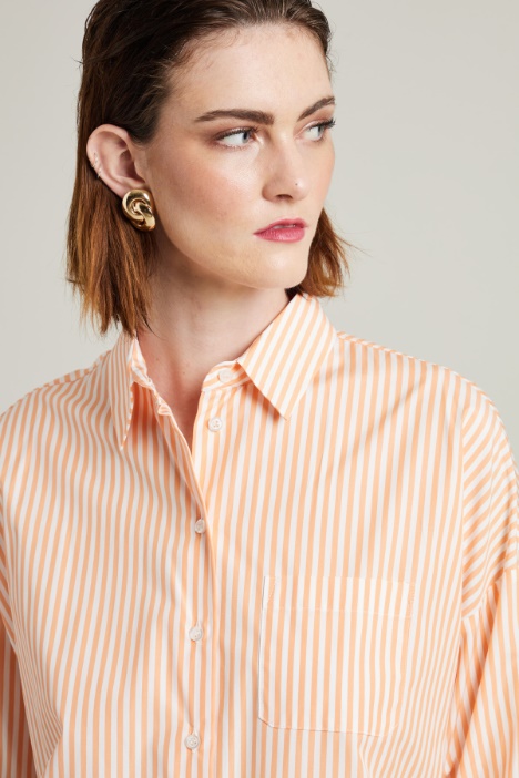 Camicia morbida in popeline