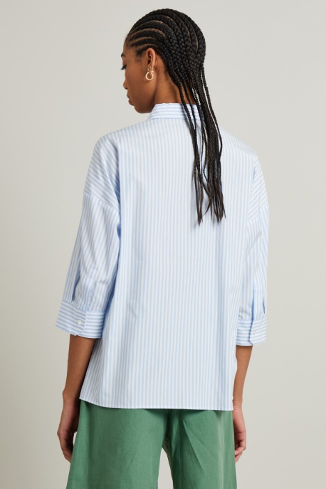Camicia morbida in popeline