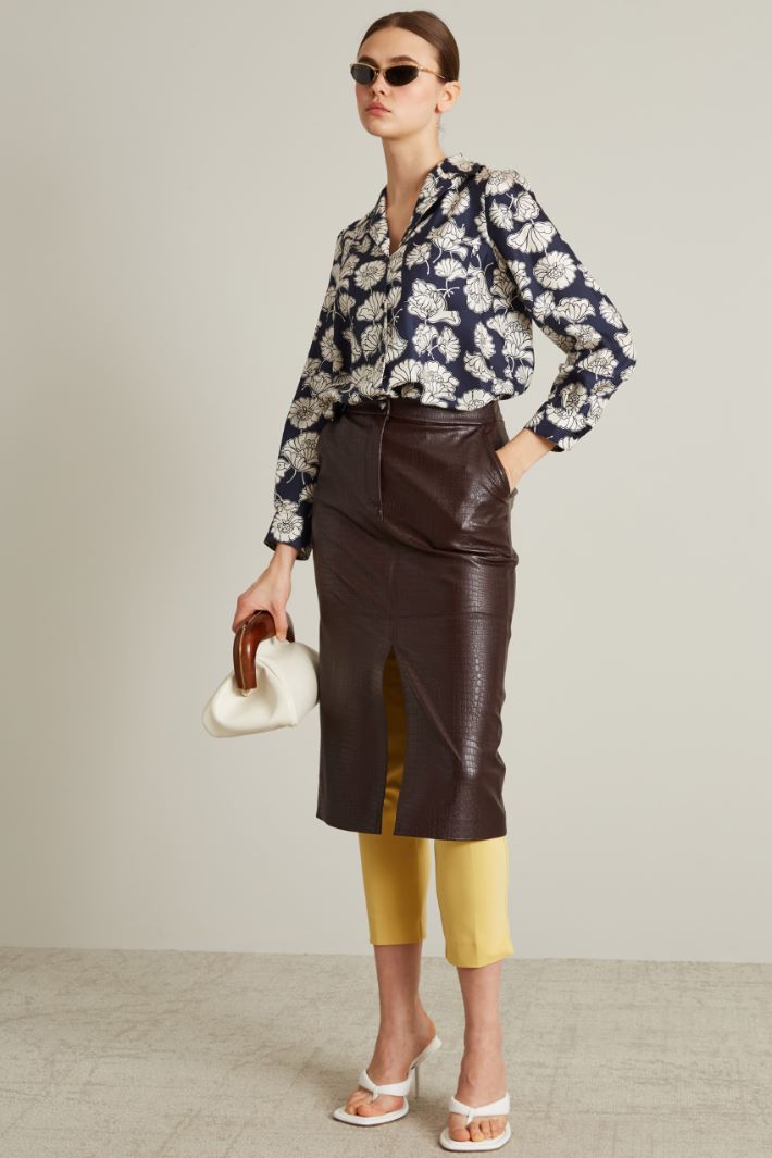 Blusa de seda