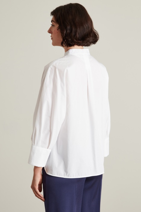 Camicia con collo alla coreana